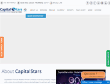 Tablet Screenshot of capitalstars.com